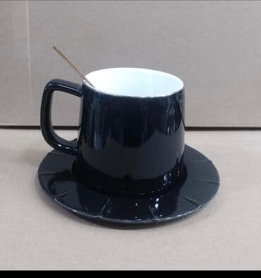 gence qab qacaq: Qəhvə dəsti, Keramika, 1 nəfərlik — 20