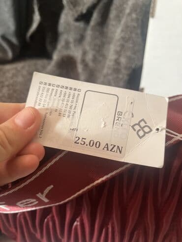 hermes cantası: Yeni, etiketli, bordo çanta. 25 manata alınıb satılır 18 manata — 5