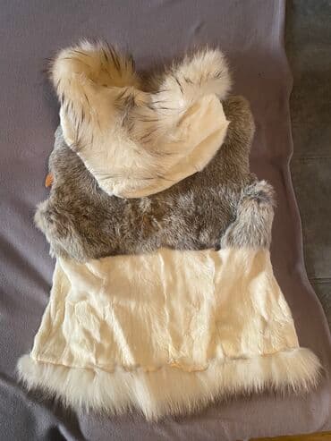 баку седерек шубы: Шуба, S, цвет - Белый — 2