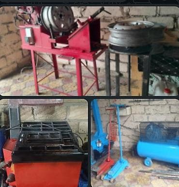 sinler ve diskler type 1: Avtomobil şin və disk servisi üçün avadanlıq paketi Satılır: - Disk — 2