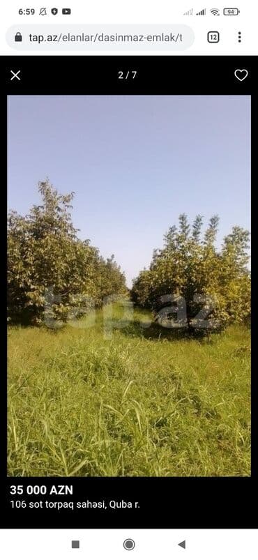 lalafo долгосрочная аренда квартир: 106 sot, Mülkiyyətçi, Kupça (Çıxarış) — 6