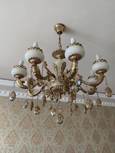 lyusturlar: Çılçıraq, 8 lampa, Metal — 1