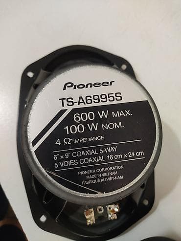 et ceken masini: Pioneer TS-A6995S avtomobil akustikası – 6"x9" koaksial 5-yollu — 2