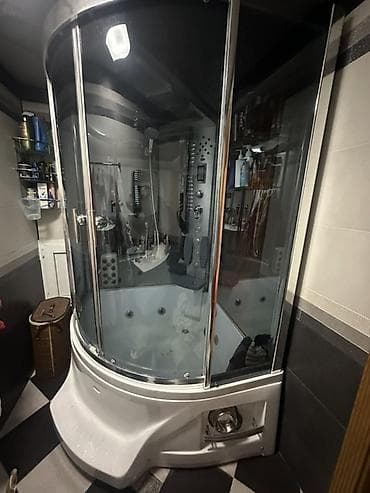 hamam tavanları: Üstü qapalı kabina, Künc üçün — 1