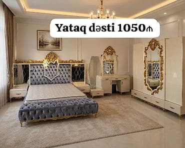Yataq dəsti satılır 1050₼. mdf maşın boyası. Ünvan Binəqədi. Fatimə99 — 1