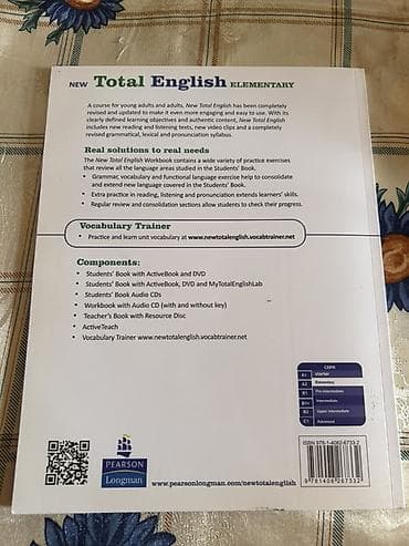 cd disk: Məhsul: New Total English – Elementary (A1–A2) Nəşriyyat: Pearson — 4