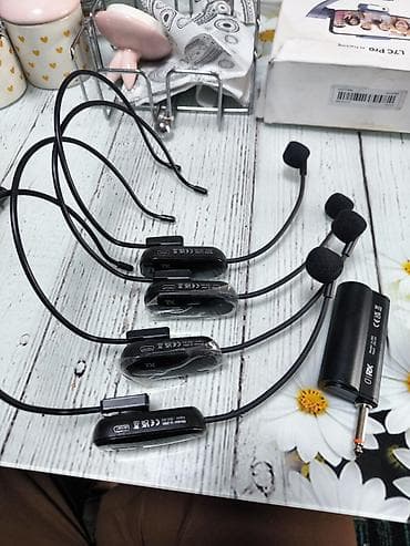 asus notbuk: UHF simsiz başa taxılan mikrofon dəsti dördlü - Model: U-280 - — 4