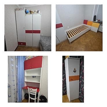herbi usaq geyimleri: Qız üçün, İşlənmiş, Təknəfərlik çarpayı, Yazı masası, Dolab — 1
