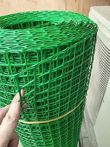 Plastik tor örgü (yaşıl) – rulon halında - Material: yüksək sıxlıqlı — 2