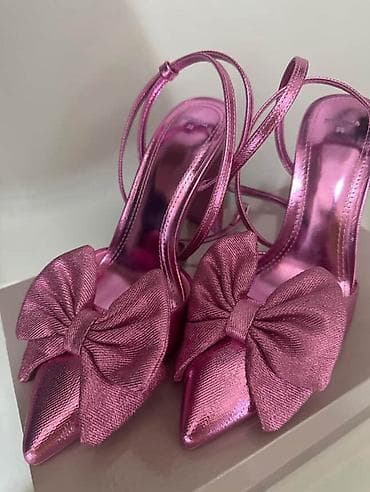 spor ayaqqabı: Bershka, Ölçü: 36, rəng - Çəhrayı, Yeni — 3