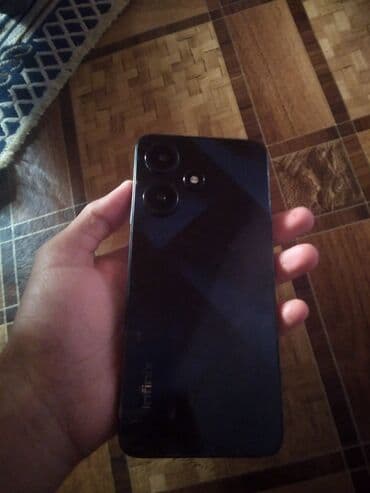 телефон fly fs521 power plus 1: Infinix HOT 30i, 128 ГБ, цвет - Черный, Face ID — 2