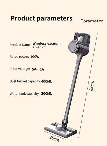 vector robot qiymeti: Simli/simsiz çoxfunksiyalı tozsoran və yuma moplu sistem - 2-si 1-də — 7