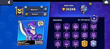 real gitara: Brawl Stars hesabı, içərisində 3 ədəd meka kostumu var,2019 un — 1