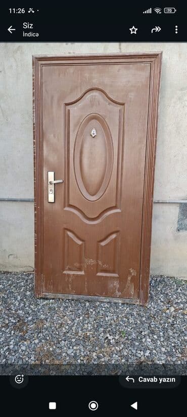 seyf gapilar: Qapi satilir.islenmis.olcusu 1×2.05.qiymet 90 azn — 1