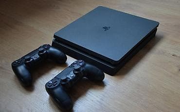 Ps 4 Slim Madeli Yaddaşı 500 GB Beynində 8 məşhur oyun İki eded — 1