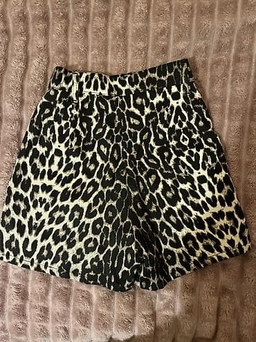 sort: Leopard naxışlı qadın şort-ətək XS-32 olcu — 3