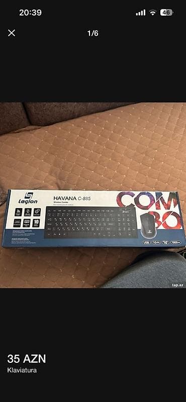 nike çanta: Legion HAVANA C-885 – Wireless Combo (klaviatura + siçan) Məhsul — 1