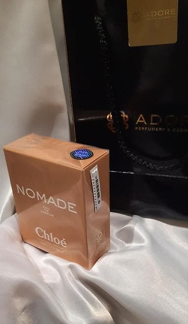 adore parfum az: Chloe Nomade ətri 50ml Adore mağazasından alınıb. Holoqramı, ştrixkodu — 2