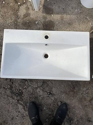 hamam kabinaları: CeraStyle Turkuaz “Elite” etajerli lavabo – 80 sm - Brend/model — 1