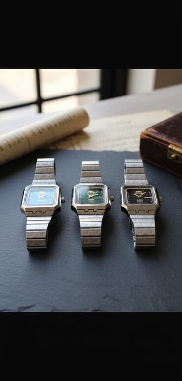 Qol saatı, Orient, rəng - Göy