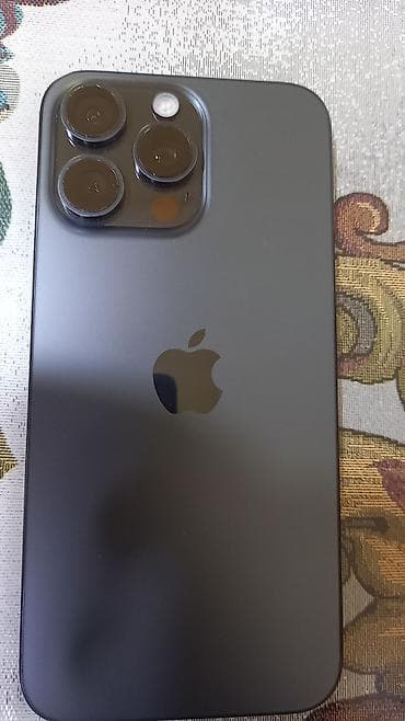 iphone 7 plus irşad: IPhone 15 Pro Max, 256 GB, Qara, Face ID — 2