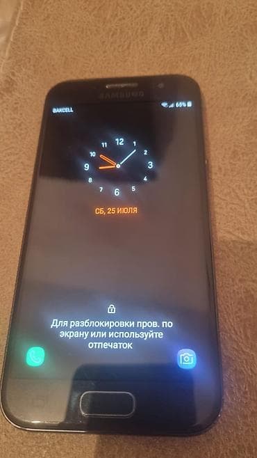Samsung Galaxy A3 2017, 16 GB, rəng - Qara, Barmaq izi