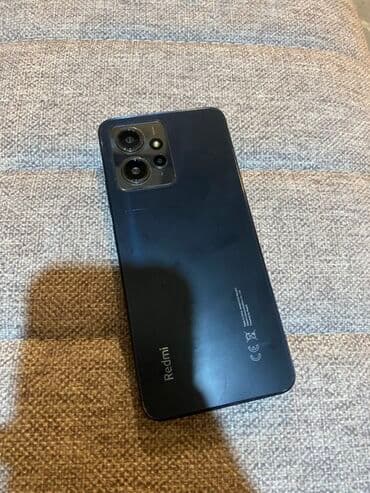 note 14 pro: Xiaomi Redmi smartfon - Arxa paneldə “Redmi” loqolu, düz kənarlı qara — 3