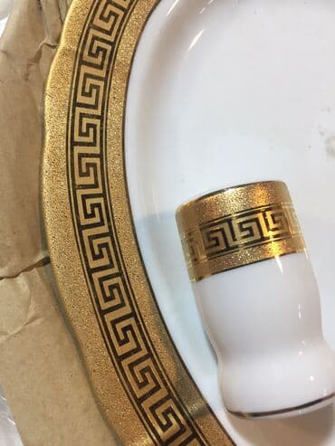 mayalı yumurta: Nahar dəsti, rəng - Qızılı — 13