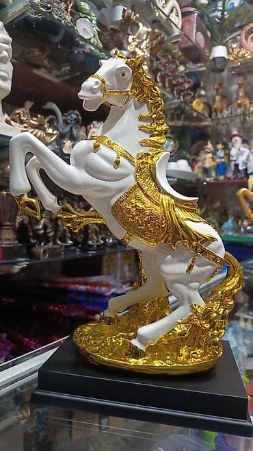 Süni güllər: Fiqur, Keramika, rəng - Qızılı — 8