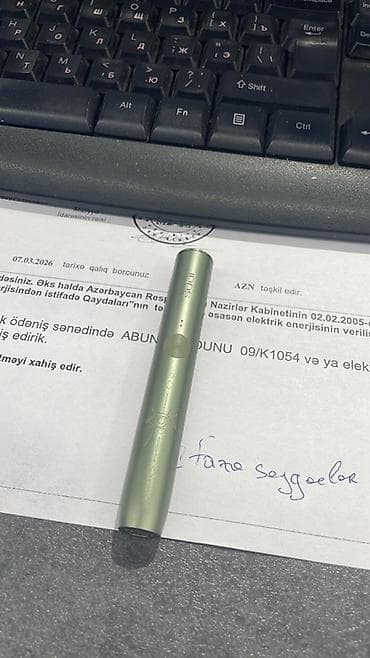 ıqos: IQOS elektron tütün qızdırma cihazı – yaşıl rəng Komplekt: - Qızdırma — 1