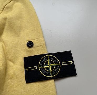 vape shop: Stone Island svitşot. Стон Айленд Açıq mint və sarı rəng — 5