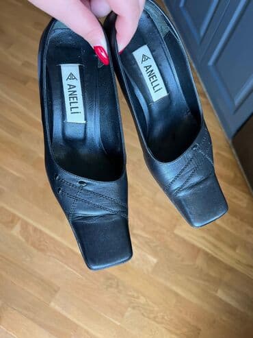 Basanoşka və səndəllər: Tuflilər, Ölçü: 39, rəng - Qara, İşlənmiş — 2