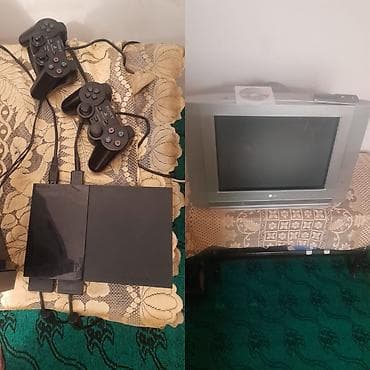 Sony PlayStation 2 Slim + LG kineskop TV komplekti Məhsul tərkibi: -