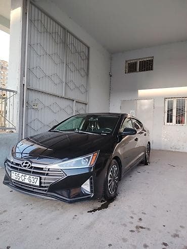 Avtomobil satışı: Hyundai Elantra sedan – qara rəng, modern dizayn və aerodinamik — 5