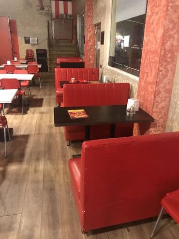 restoran ucun qab qacaq: Fastud və Burqer restorsnı ücunabsdanlıqlar satılır. Maqdonals — 12