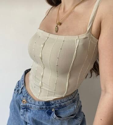 женские серые футболки: Top — 2