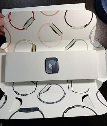 android saat: Yeni, Smart saat, Apple, Suya davamlı, rəng - Gümüşü — 6