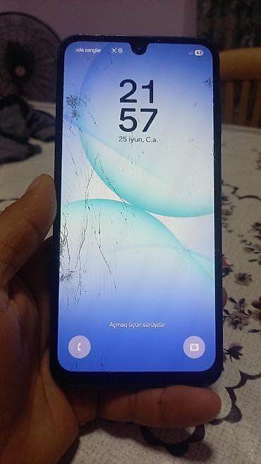 samsung a57 qiyməti: Samsung Galaxy A12, 64 GB, rəng - Qara, Qırıq — 1