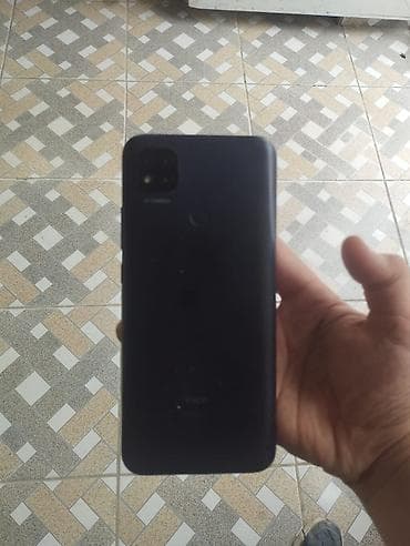 micro qulaqciq: Redmi 9C, 64 GB, rəng - Qara, Barmaq izi — 5