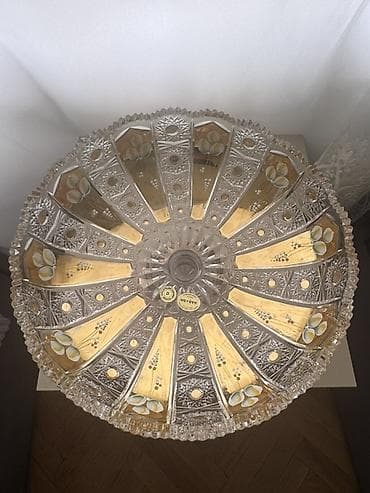 xrusta: Çexiya istehsalı orijinal büllur meyvə qabı (Bohemia Crystal) Satılır — 4