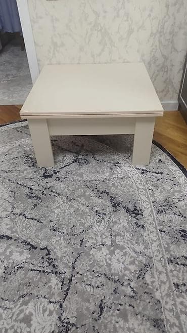nerj stol: Məhsul: Aşağı ölçülü kvadrat formalı sehpə/çay masası açılır boyuyur — 1