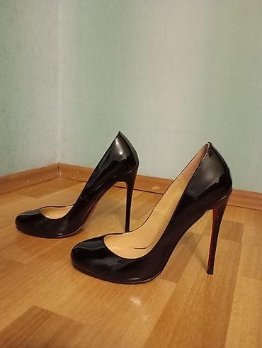 Tuflilər: Tuflilər, Ölçü: 38, rəng - Qara, Yeni — 1