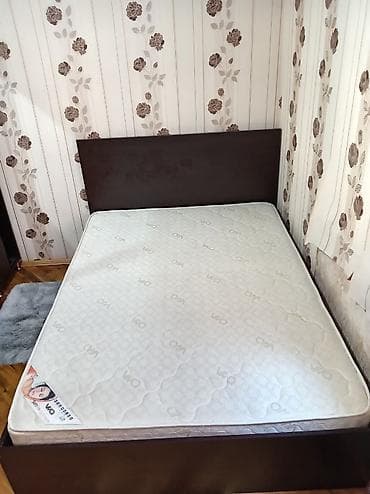 2 qapılı, Güzgülü, Qəhvəyi, Digər material, Kupe, Düz dolab — 6