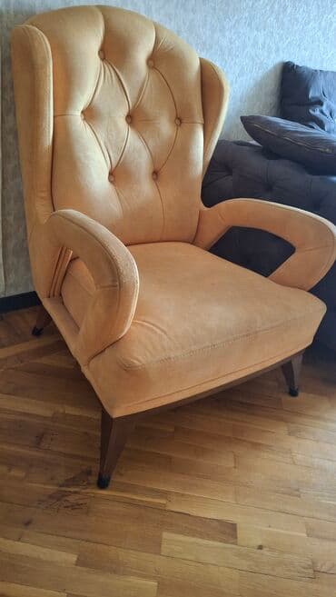 стул в стиле прованс: Kreslo, Vеlur parça, Kredit yoxdur, Çatdırılma yoxdur — 2