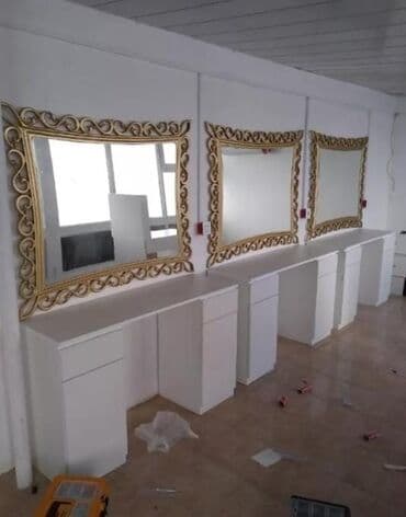 белый стол на кухню: Mətbəx masası, Yeni, Açılan, Şüşə, Dördbucaq masa — 7