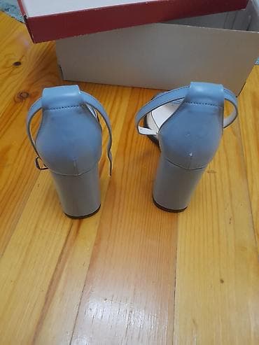 Женская обувь: Merlin Shoes qadın sandaleti - Rəng: açıq mavi (baby blue) - Model — 5