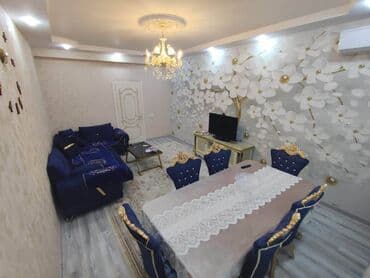 yevlax emlak: Həzi Aslanov qəs., 3 otaqlı, Yeni tikili, m. Əhmədli, 98 kv. m — 2