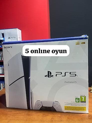 xbox one x: Ps5 Slim Dısk Geden Model İdeal Vezyetde Ustunde 1 Eded Natura Pult — 1