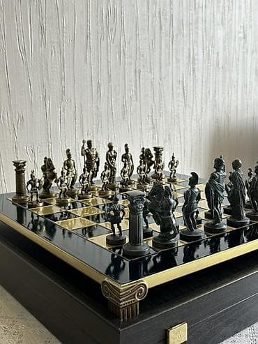 Şahmatlar: Manopoulos (Greece) əl işi şahmat dəsti - Brend: Manopoulos (since — 1