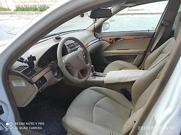 bmw 318 1995: Mercedes-Benz E320 (W211) sedan - Rəng: Ağ, zərif xrom detallarla - — 4